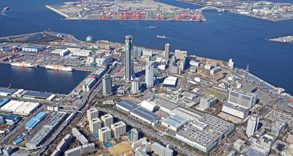 Osaka INTEX convention and exhibition center