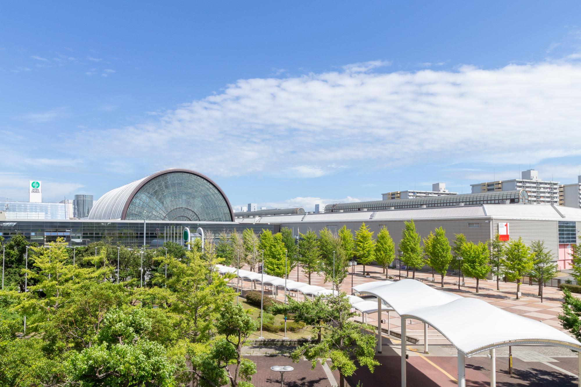 Osaka INTEX convention and exhibition center