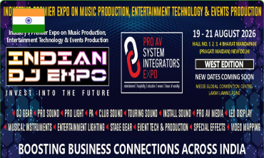 INDIAN DJ EXPO New Delhi 2026 – Hội chợ DJ & Giải trí Ấn Độ