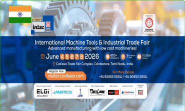 INTEC Coimbatore 2026 – Hội chợ Máy Công Cụ và Công Nghiệp Quốc Tế