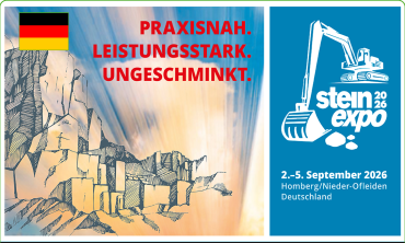 Steinexpo 2026 – Hội chợ trình diễn máy xây dựng vật liệu xây dựng quốc tế tại Homberg, Đức