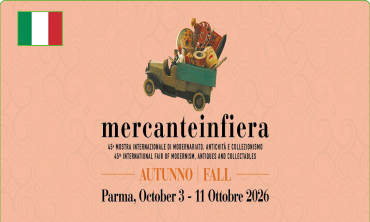 Mercanteinfiera Parma 2026 – Hội Chợ Đồ Cổ & Nghệ Thuật Hiện Đại Parma